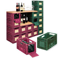 Product image for 'WINEBOX storage boxes, plastic, 6 piece sets'