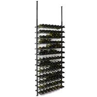 Product image for 'Wine rack BLACK PURE SELECT for ceiling mounting, model 1, height adjustable'