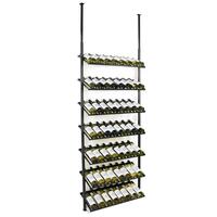 Product image for 'Wine rack BLACK PURE SELECT for ceiling mounting, model 3, height adjustable'