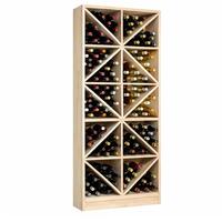 Wine rack PRESTIGE 4, natural oak