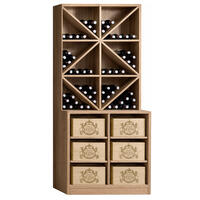 Product image for 'Wine rack PRESTIGE 7 made of solid oak'