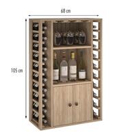 Product image for 'Wine rack PROVINALIA, module 4, oak'