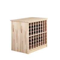 Product image for 'Wine rack island PRESTIGE, free-standing, made of solid oak'