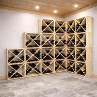 Product image for 'Wooden wine rack CUBE 48'