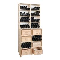 Wooden wine rack CaveauSTAR, model 4