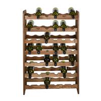 Product image for 'Wooden wine rack OPTIPLUS, model 1, brown stain'