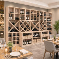 Product image for 'Wooden wine rack system CAVEPRO, light oak'