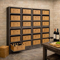 Product image for 'Wooden wine rack system CAVEPRO, wenge'