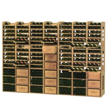 CAVICASE wine racking system, wooden boards
