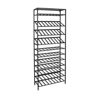 Metal Wine Rack BLACK PURE, Model 5