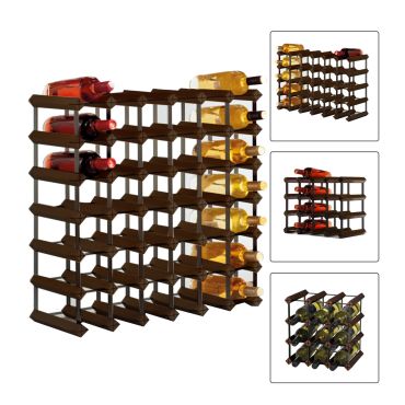 Wine rack system Trend PREMIUM, brown