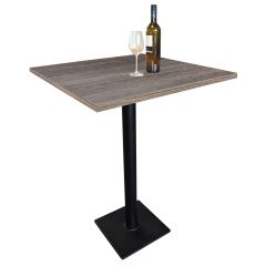 Bar table CAVEPRO, wenge/black, H 111,8 cm
