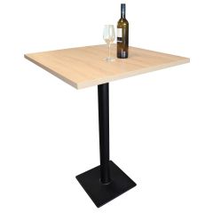 Bar table CAVEPRO, light oak/ black, H 111,8 cm