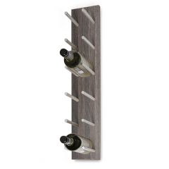 Wall wine rack ESTABA, holds 6 bottles, wenge