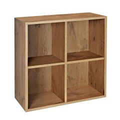 Rack module, 4 compartments, country oak