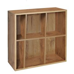 Rack module 6 compartments, country oak