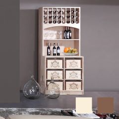 Wine rack PRESTIGE 6 made of solid oak