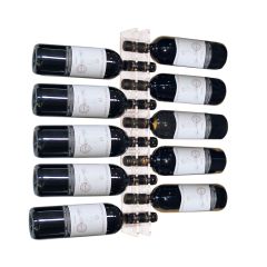 Acrylic wine rack RAVENNA, holds 10 bottles