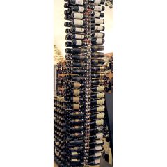 Wine rack LUCIDA, acrylic, stainless steel, 240 bottles