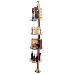 Display rack CAMPANILE, acrylic, stainless steel