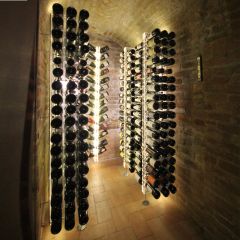 Acrylic wine rack ORVIETO TRIS, D 30 cm
