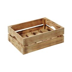 Wooden box medium stackable