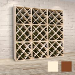 Weinregal-System RAUTEN 60 cm, natur