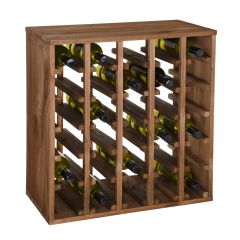 Wine rack 60 cm, module QUADRI, brown