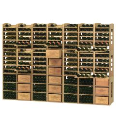 CAVICASE wine racking system, wooden boards