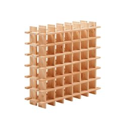 Wine rack modular PRIMAVINO natural for 42 bottles