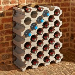 Wine rack PIERRE made of synthetic material