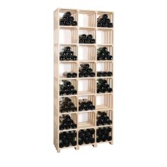 Wooden wine rack CaveauSTAR, model 5