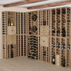 Wine rack modular system PROVINALIA, pinewood