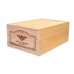 Personalised Wooden Wine Box for 12 Bottles, set of 6 (£64.83 each)