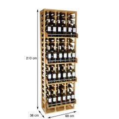 Wine rack PROVINALIA, module 11, oak