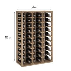 Wine rack PROVINALIA, module 1, oak