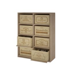 PROVINALIA wine rack, model 15, oak