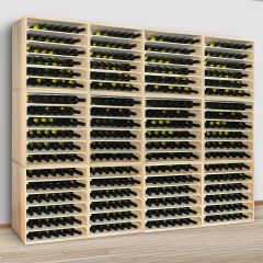 Wine rack LINEA made of pine wood