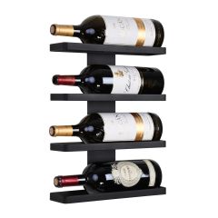 Wall Mounted Wine Rack for 4 Magnum Bottles
