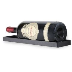 Wall wine rack Black Pure for 1 magnum bottle
