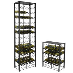 Metal wine rack system RUSTIKO