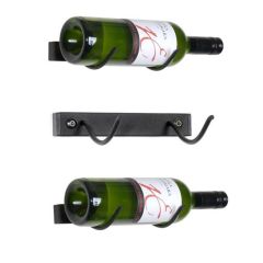 Wall wine rack SOLO made of metal