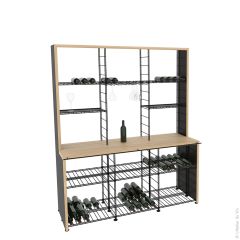 CONNAISSEUR wine rack system, 3 modules