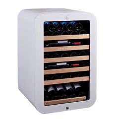 Single Zone Wine Cooler WL120F, 83cm, 40 Bottles, White