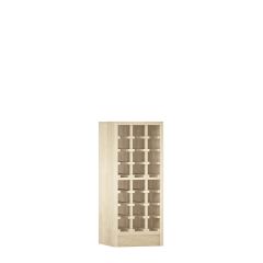 Wine rack PRESTIGE 17, natural oak