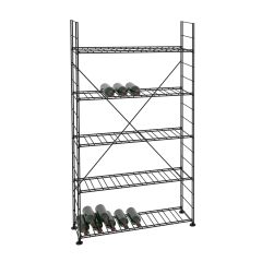 Wine rack LA CAVE, H 170 x W 93 cm, 5 shelves