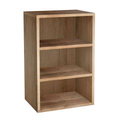 Module with 2 fitted shelves W 45 cm, country oak