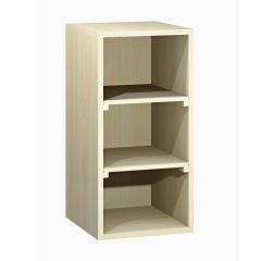 Wine rack 60 cm, module with 2 shelves, untreated pine