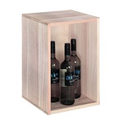 Wine storage crate VENETO, natural oak