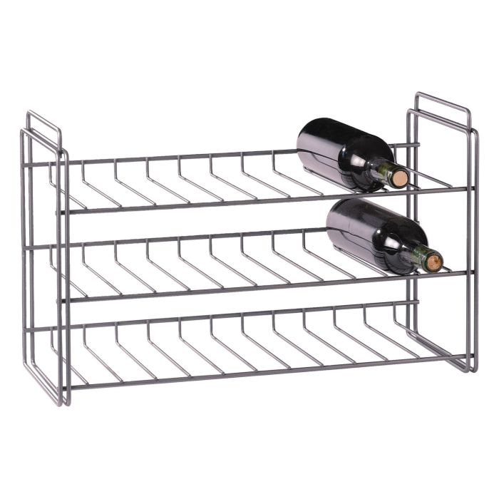 Metal wine rack SAUVIGNON, chrome coated, single unit